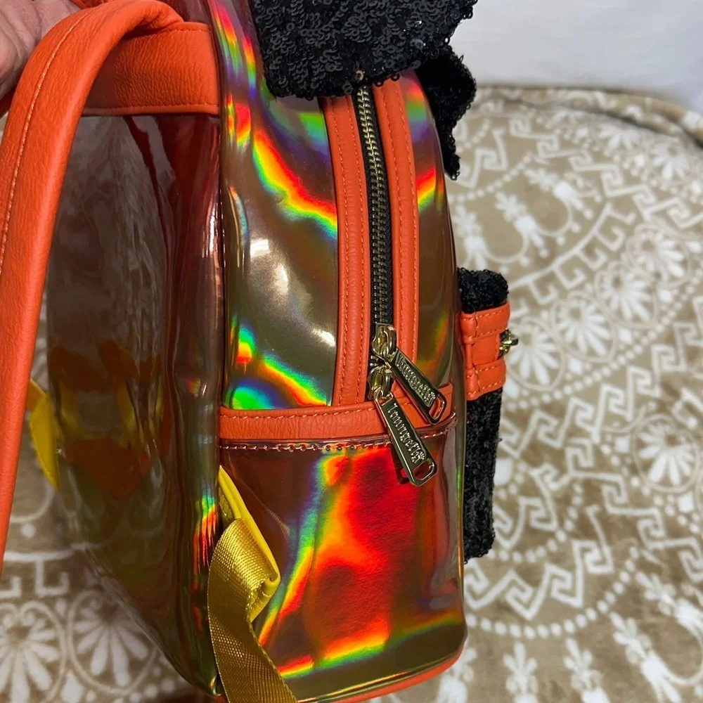 Loungefly Minnie Mouse Sequin Mini Backpack - Disney Parks Exclusive Unisex